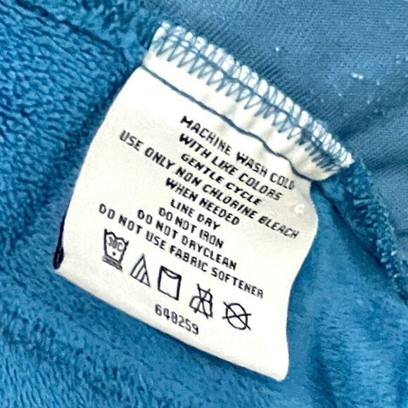 Double Diamond Softshell Fleece Jacket. Sky Blue. Size small. - Picture 9 of 11